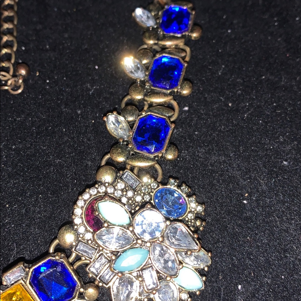 Natasha couture Crystal Statement Necklace with extender - Picture 7 of 8